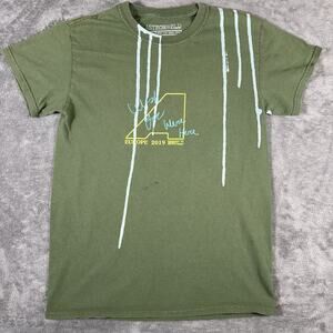 Travis Scott Astroworld Tour Men's‎ S 2019 Tour Europe Green Rap Music